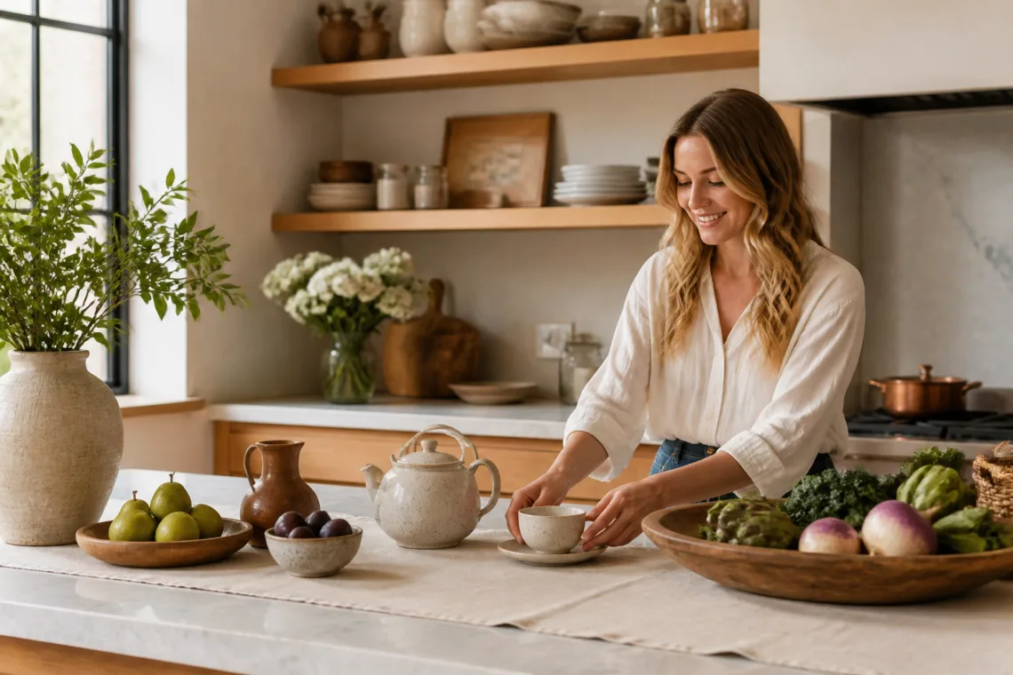Modern Farmhouse Home Decor Ideas | Modern Farmhouse Kitchen Styling Tips!