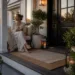 Charming Front Porch Decor Ideas That Look Expensive|Small Front Porch Decorating Ideas • Cozy Front Porch Seating Inspiration • Layered Doormat Ideas - Porch Lighting Ideas for Curb Appeal • Neutral Outdoor Decor Ideas • Front Porch Makeover Inspiration