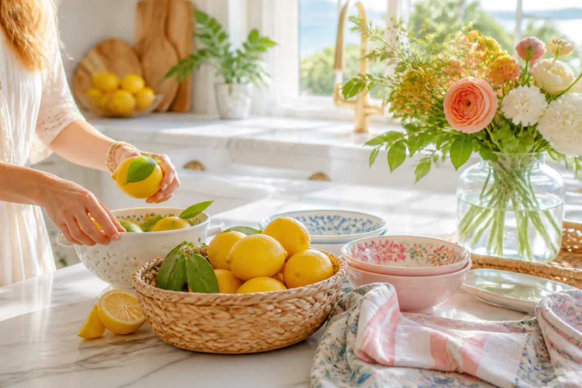 Summer Kitchen Decor Inspiration | Simple, Bright & Colorful Summer Styling Ideas That Transform Your Space