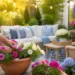 Summer Outdoor Refresh: Patio Furniture Update, Flower Planting & Backyard Decorating