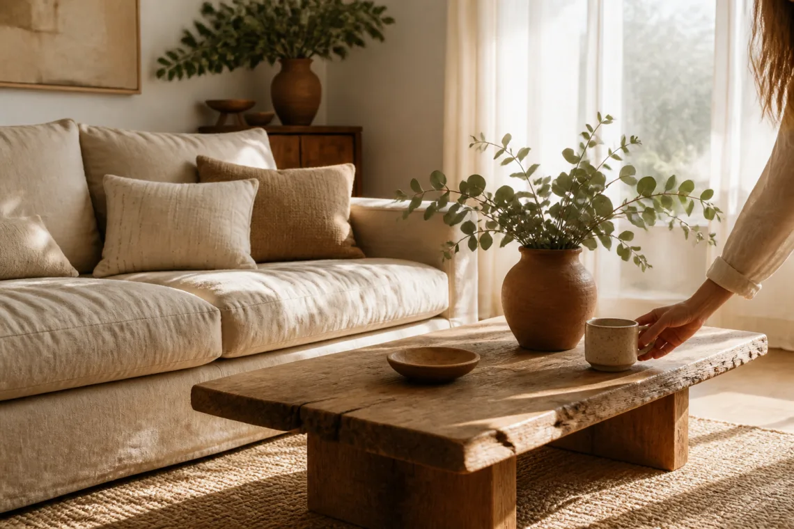 Earthy Modern Home Inspiration | Cozy Neutrals & Natural Materials
