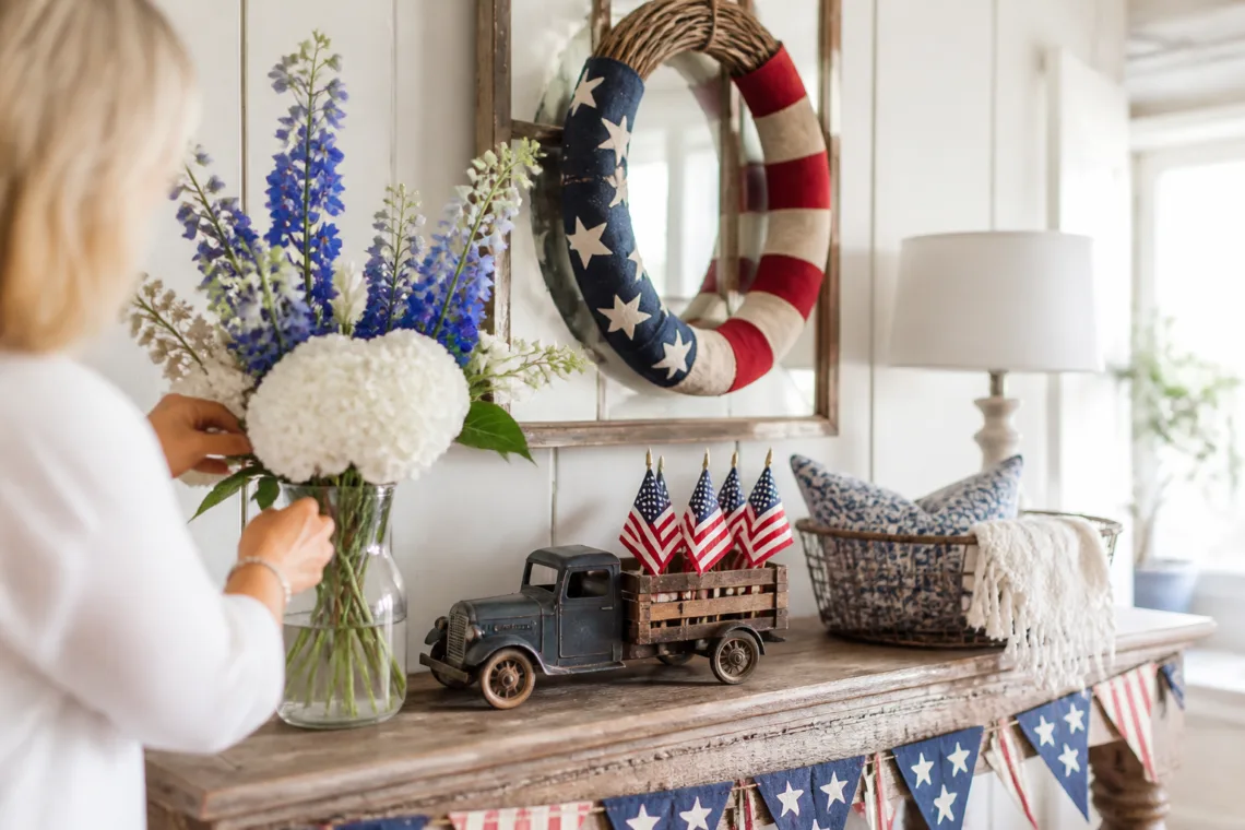 July 4th Decorating Ideas | Easy, Affordable & Festive Home Decor