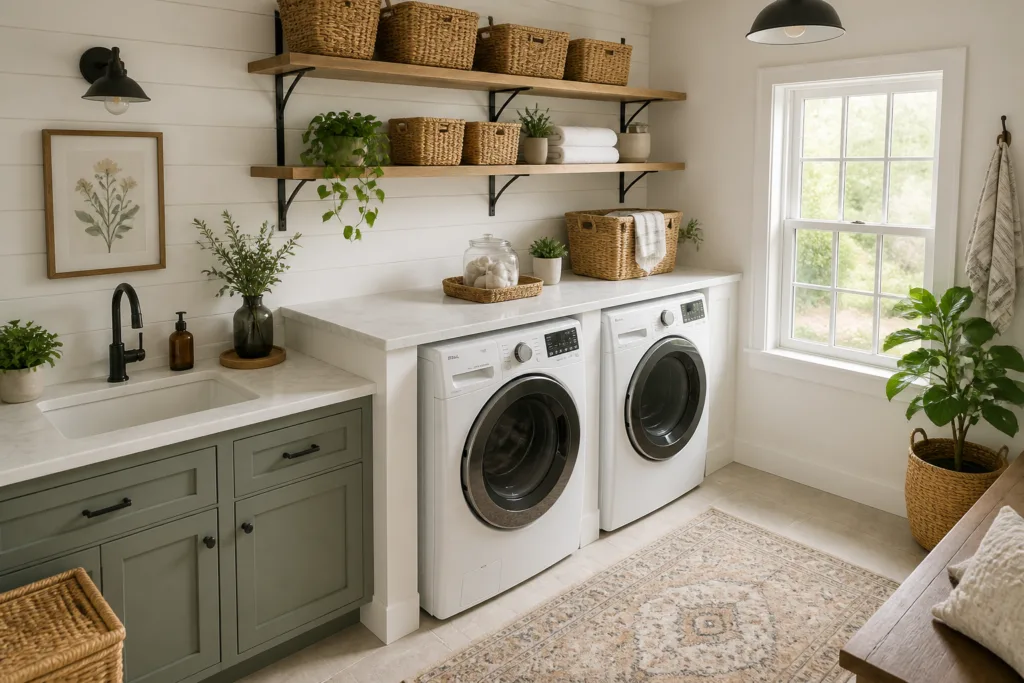 Laundry Room Makeover on a Budget | Karla Dreyer Design