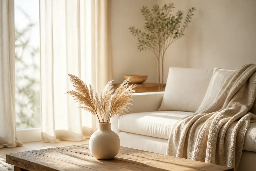 Slow Living Home Ideas | Calm Living Decor styles that create peaceful