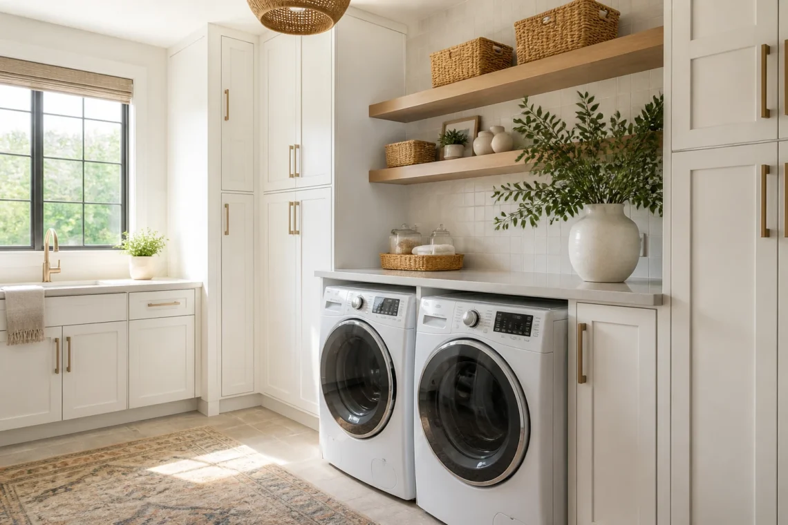 Laundry Room Decor Ideas | Functional Interior Design Tips
