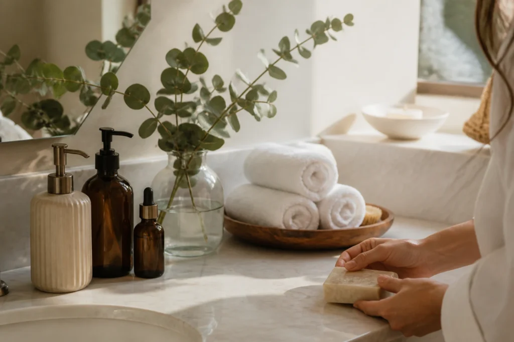 10 Calm Bathroom Counter Ideas for a Clutter-Free Spa-Inspired Routine