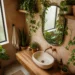 15 Plant Decor Ideas for a Soft, Serene, Earthy Powder Room