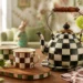 Mackenzie-Childs Courtly Check Handcrafted Home Decor Available on Qvc: Lip-Smacking Style