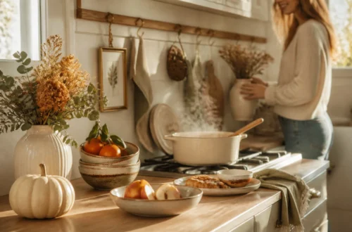 DIY Fall Kitchen Decor Ideas | Kitchen Counter Decorating for Autumn