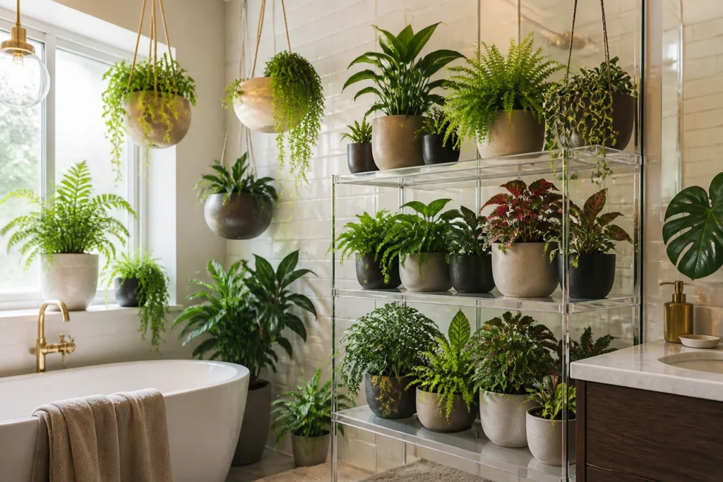 15 Bathroom Plant Decor Hacks for Renters Who Want Style