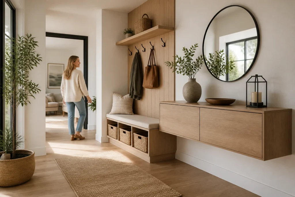15 Entryway Decor Ideas That Add Storage and Style