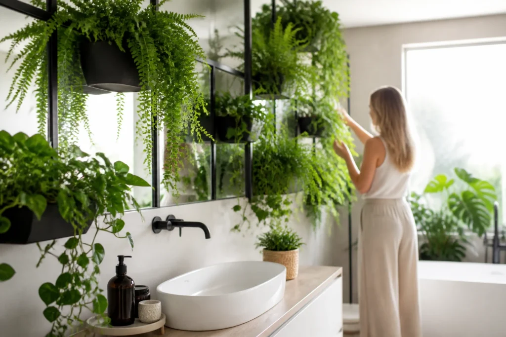 12 Bathroom Plant Decor Ideas That Make Small Bathrooms Feel Bigger