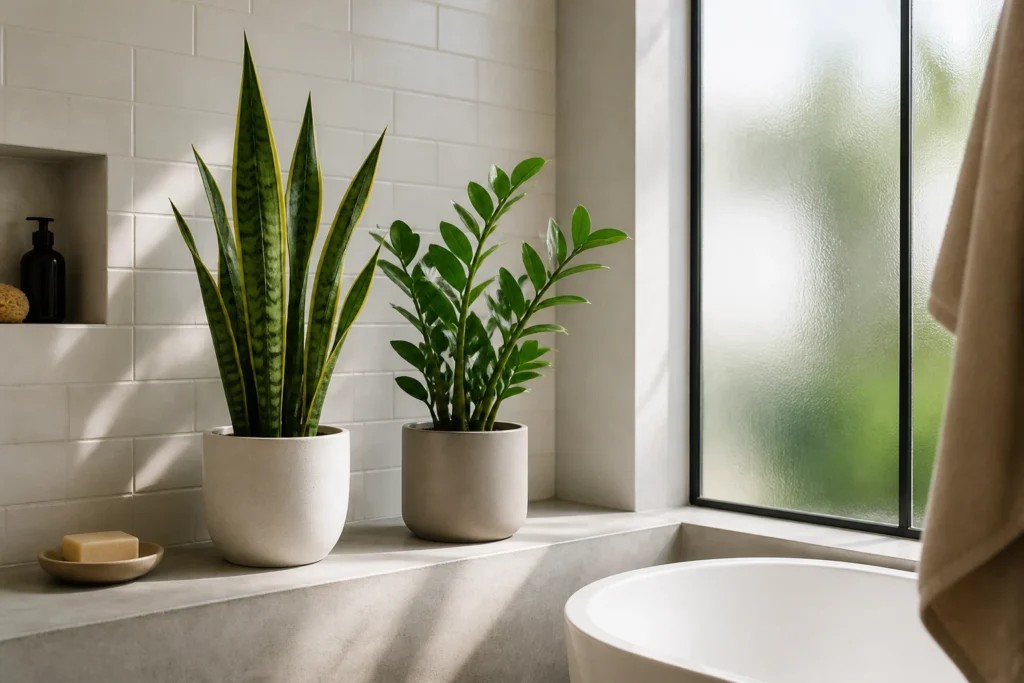 11 Bathroom Plants Ideal for Modern, Minimalist Bathrooms